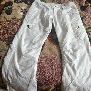 B360 White Snow Pants, Medium